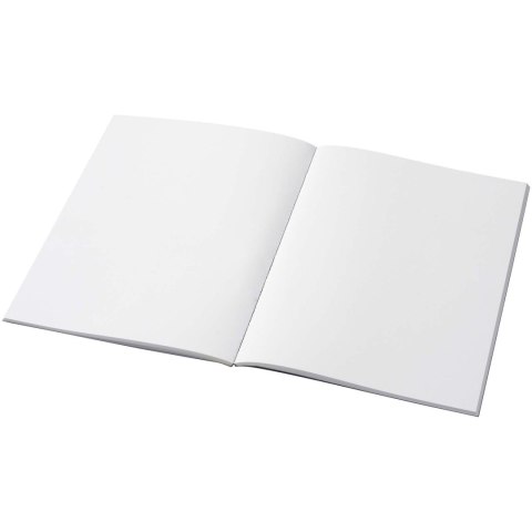 Notatnik A5 Novella Austen z miękką okładką z materiału z recyklingu, 50 kartek ciemnografitowy Notatnik A5 Novella Austen z miękką okładką z materiału z recyklingu, 50 kartek ciemnografitowy