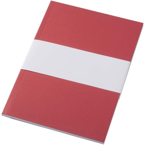 Notatnik A5 Novella Austen z miękką okładką z materiału z recyklingu, 50 kartek czerwony Notatnik A5 Novella Austen z miękką okładką z materiału z recyklingu, 50 kartek czerwony