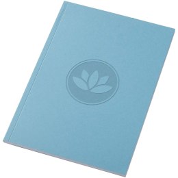 Notatnik A5 Novella Austen z miękką okładką z materiału z recyklingu, 50 kartek niebieski (21024952)
