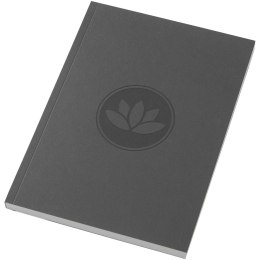 Notatnik A5 Novella Austen z miękkiej okładki z recyklingu, 100 kartek ciemnografitowy (21024890)
