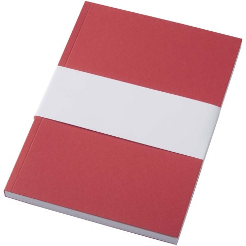 Notatnik A5 Novella Austen z miękkiej okładki z recyklingu, 100 kartek czerwony Notatnik A5 Novella Austen z miękkiej okładki z recyklingu, 100 kartek czerwony