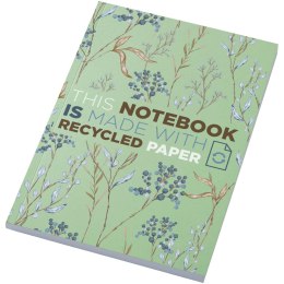 Notatnik A5 Novella Austen z miękkiej okładki z recyklingu, 100 kartek zielony (21024861)