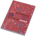 Notatnik A6 Novella Austen z miękkiej okładki z materiału z recyklingu, 100 kartek czerwony Notatnik A6 Novella Austen z miękkiej okładki z materiału z recyklingu, 100 kartek czerwony