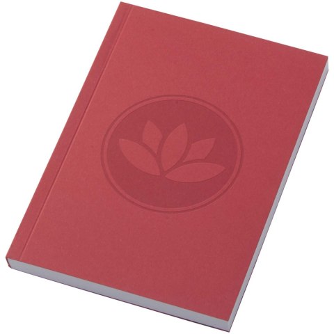 Notatnik A6 Novella Austen z miękkiej okładki z materiału z recyklingu, 100 kartek czerwony Notatnik A6 Novella Austen z miękkiej okładki z materiału z recyklingu, 100 kartek czerwony