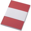 Notatnik A6 Novella Austen z miękkiej okładki z materiału z recyklingu, 100 kartek czerwony Notatnik A6 Novella Austen z miękkiej okładki z materiału z recyklingu, 100 kartek czerwony