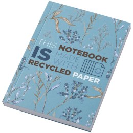 Notatnik A6 Novella Austen z miękkiej okładki z materiału z recyklingu, 100 kartek niebieski (21026252)