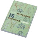 Notatnik A6 Novella Austen z miękkiej okładki z materiału z recyklingu, 100 kartek zielony Notatnik A6 Novella Austen z miękkiej okładki z materiału z recyklingu, 100 kartek zielony