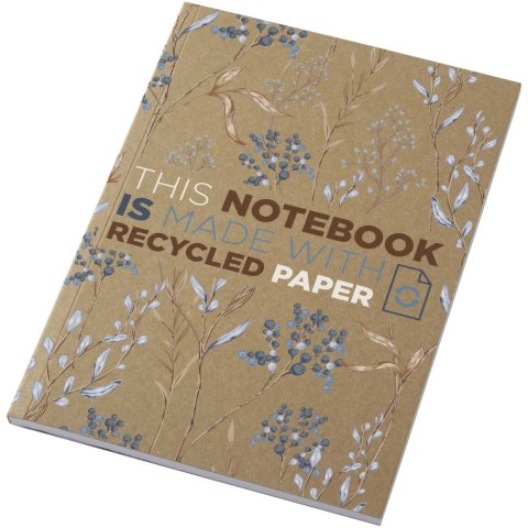 Notatnik A5 Novella Austen z miękką okładką z materiału z recyklingu, papier pakowy — 50 kartek piasek pustyni Notatnik A5 Novella Austen z miękką okładką z materiału z recyklingu, papier pakowy — 50 kartek piasek pustyni