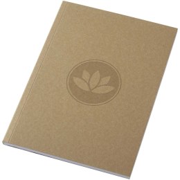 Notatnik A5 Novella Austen z miękką okładką z materiału z recyklingu, papier pakowy — 50 kartek piasek pustyni (21026506)