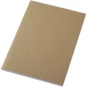 Notatnik A5 Novella Austen z miękką okładką z materiału z recyklingu, papier pakowy — 50 kartek piasek pustyni Notatnik A5 Novella Austen z miękką okładką z materiału z recyklingu, papier pakowy — 50 kartek piasek pustyni