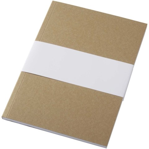 Notatnik A5 Novella Austen z miękką okładką z materiału z recyklingu, papier pakowy — 50 kartek piasek pustyni Notatnik A5 Novella Austen z miękką okładką z materiału z recyklingu, papier pakowy — 50 kartek piasek pustyni