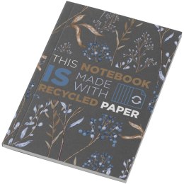 Notatnik A6 Novella Austen z miękką okładką z materiału z recyklingu, 50 kartek ciemnografitowy (21026390)