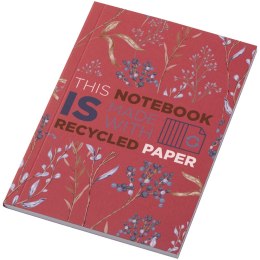 Notatnik A6 Novella Austen z miękką okładką z materiału z recyklingu, 50 kartek czerwony (21026321)