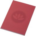 Notatnik A6 Novella Austen z miękką okładką z materiału z recyklingu, 50 kartek czerwony Notatnik A6 Novella Austen z miękką okładką z materiału z recyklingu, 50 kartek czerwony