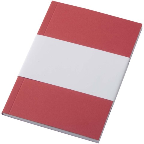 Notatnik A6 Novella Austen z miękką okładką z materiału z recyklingu, 50 kartek czerwony Notatnik A6 Novella Austen z miękką okładką z materiału z recyklingu, 50 kartek czerwony