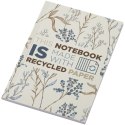 Notatnik A6 Novella Austen z miękką okładką z materiału z recyklingu, 50 kartek kość słoniowa Notatnik A6 Novella Austen z miękką okładką z materiału z recyklingu, 50 kartek kość słoniowa