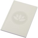 Notatnik A6 Novella Austen z miękką okładką z materiału z recyklingu, 50 kartek kość słoniowa Notatnik A6 Novella Austen z miękką okładką z materiału z recyklingu, 50 kartek kość słoniowa