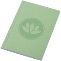 Notatnik A6 Novella Austen z miękką okładką z materiału z recyklingu, 50 kartek zielony Notatnik A6 Novella Austen z miękką okładką z materiału z recyklingu, 50 kartek zielony