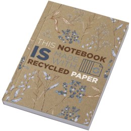 Notatnik A6 Novella Austen z miękką okładką z materiału z recyklingu, papier pakowy — 100 kartek piasek pustyni (21026606)