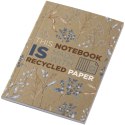 Notatnik A6 Novella Austen z miękką okładką z materiału z recyklingu, papier pakowy — 50 kartek piasek pustyni