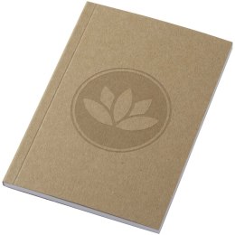 Notatnik A6 Novella Austen z miękką okładką z materiału z recyklingu, papier pakowy — 50 kartek piasek pustyni (21026706)