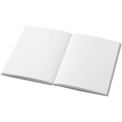 Notatnik A6 Novella Austen z miękkiej okładki z materiału z recyklingu, 100 kartek ciemnografitowy Notatnik A6 Novella Austen z miękkiej okładki z materiału z recyklingu, 100 kartek ciemnografitowy
