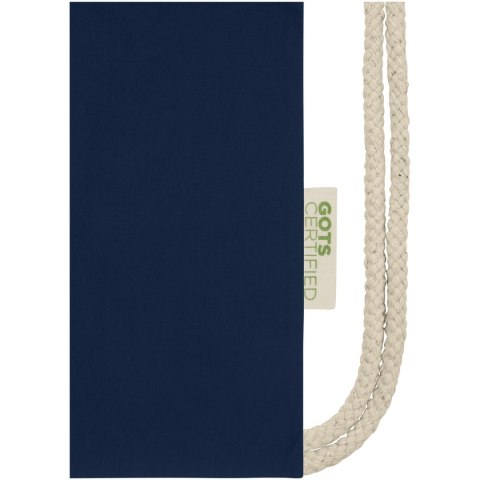 Orissa 100 g/m² organic cotton drawstring bag 5L granatowy Orissa 100 g/m² organic cotton drawstring bag 5L granatowy