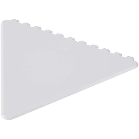 Frosty triangular recycled plastic ice scraper biały Frosty triangular recycled plastic ice scraper biały