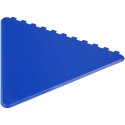Frosty triangular recycled plastic ice scraper błękit królewski