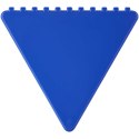 Frosty triangular recycled plastic ice scraper błękit królewski