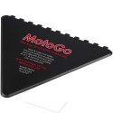 Frosty triangular recycled plastic ice scraper czarny