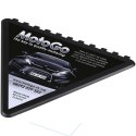 Frosty triangular recycled plastic ice scraper czarny