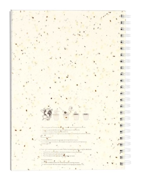 Notes z papieru nasiennego Notes z papieru nasiennego