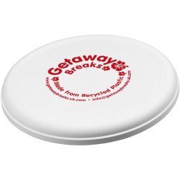 Orbit recycled plastic frisbee biały