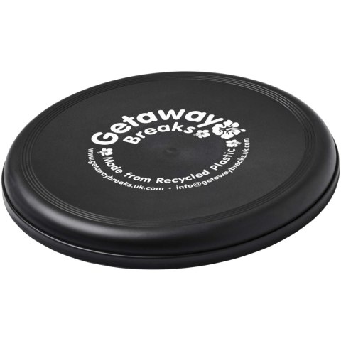 Orbit recycled plastic frisbee czarny Orbit recycled plastic frisbee czarny