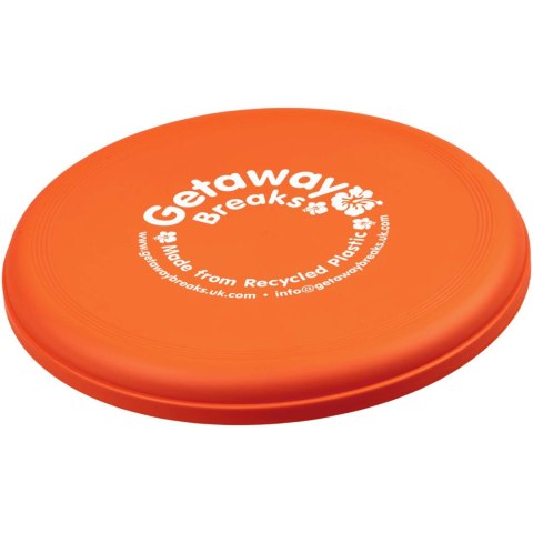 Orbit recycled plastic frisbee pomarańczowy Orbit recycled plastic frisbee pomarańczowy