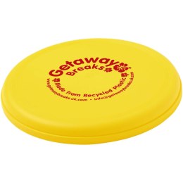 Orbit recycled plastic frisbee żółty