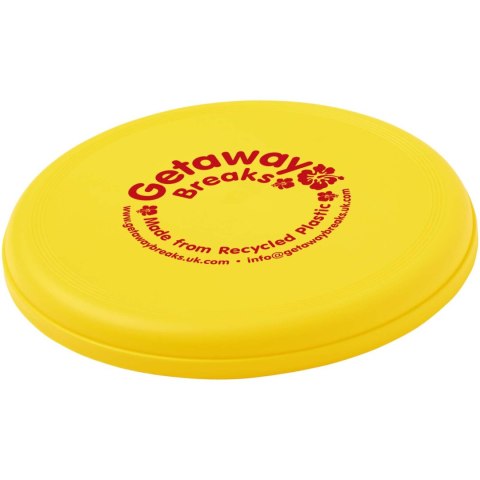 Orbit recycled plastic frisbee żółty Orbit recycled plastic frisbee żółty