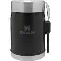 Słoik na żywność Stanley Legendary z łyżko-widelcem, o pojemności 400 ml czarny matowy