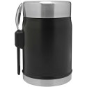 Słoik na żywność Stanley Legendary z łyżko-widelcem, o pojemności 400 ml czarny matowy