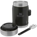 Słoik na żywność Stanley Legendary z łyżko-widelcem, o pojemności 400 ml czarny matowy