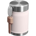 Słoik na żywność Stanley Legendary z łyżko-widelcem, o pojemności 400 ml jasnoróżowy