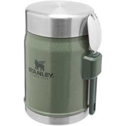 Słoik na żywność Stanley Legendary z łyżko-widelcem, o pojemności 400 ml leśny zielony