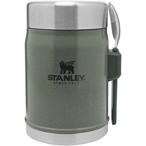 Słoik na żywność Stanley Legendary z łyżko-widelcem, o pojemności 400 ml leśny zielony Słoik na żywność Stanley Legendary z łyżko-widelcem, o pojemności 400 ml leśny zielony