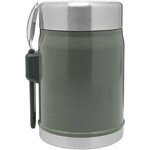 Słoik na żywność Stanley Legendary z łyżko-widelcem, o pojemności 400 ml leśny zielony Słoik na żywność Stanley Legendary z łyżko-widelcem, o pojemności 400 ml leśny zielony