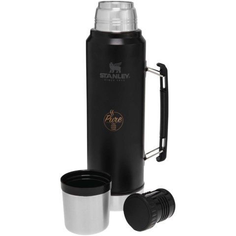 Stanley Classic butelka o pojemności 1000 ml czarny matowy Stanley Classic butelka o pojemności 1000 ml czarny matowy