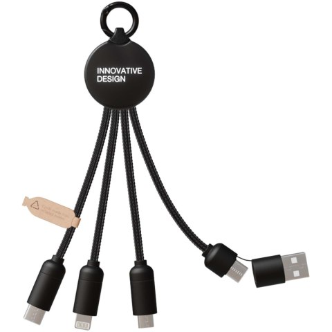 SCX.design C14 kabel do ładowania 5 w 1 o mocy 15 W czarny SCX.design C14 kabel do ładowania 5 w 1 o mocy 15 W czarny