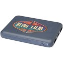 Asama powerbank o pojemności 5000 mAh Type-C z tworzyw sztucznych pochodzących z recyklingu hale blue