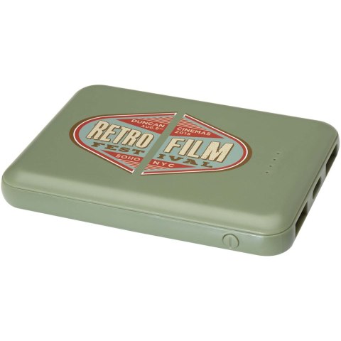 Asama powerbank o pojemności 5000 mAh Type-C z tworzyw sztucznych pochodzących z recyklingu zielony melanż Asama powerbank o pojemności 5000 mAh Type-C z tworzyw sztucznych pochodzących z recyklingu zielony melanż