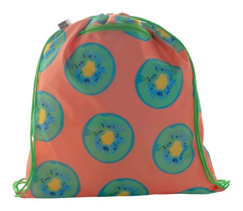 CreaDraw Zip RPET personalizowany worek ze sznurkami CreaDraw Zip RPET personalizowany worek ze sznurkami